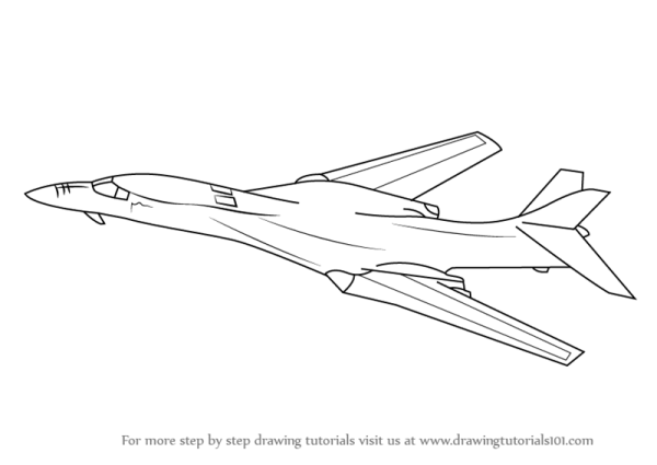 Рисунок самолет набросок