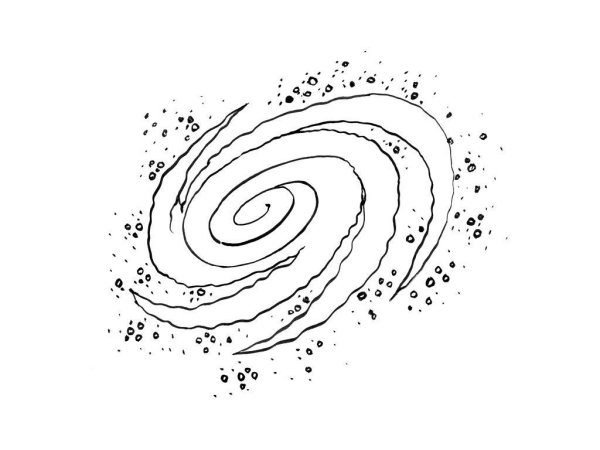 Галактика Млечный путь раскраска