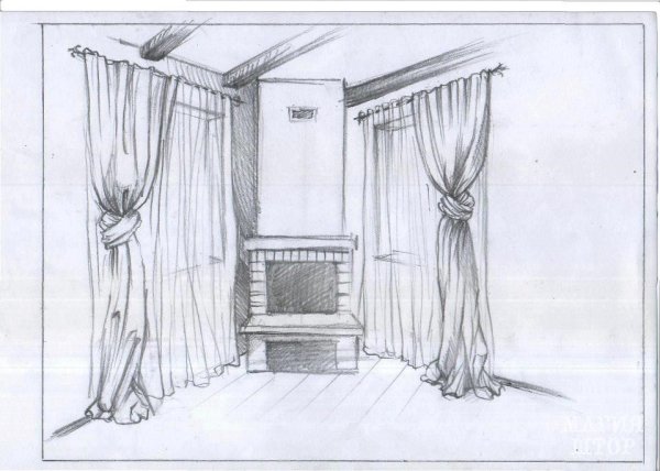 Набросок штор