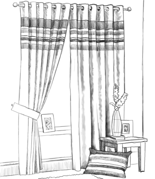 Эскизы штор