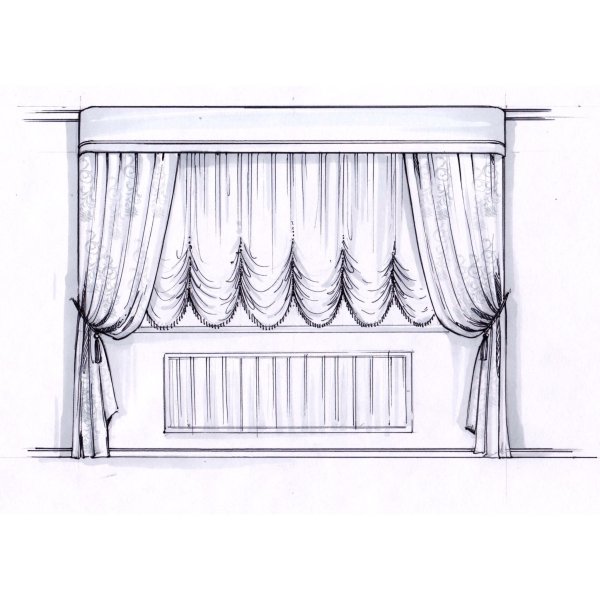 Набросок штор