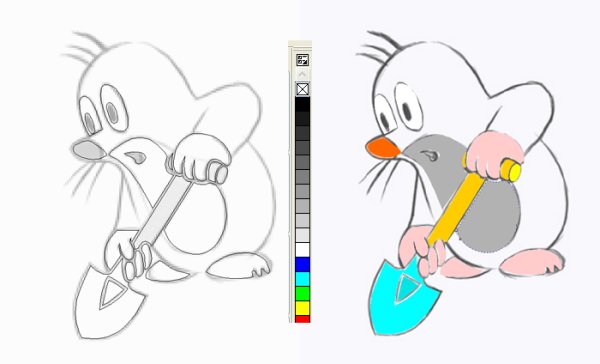 Бобр раскраска