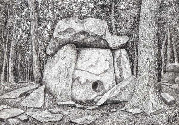Дольмены Геленджик рисунок