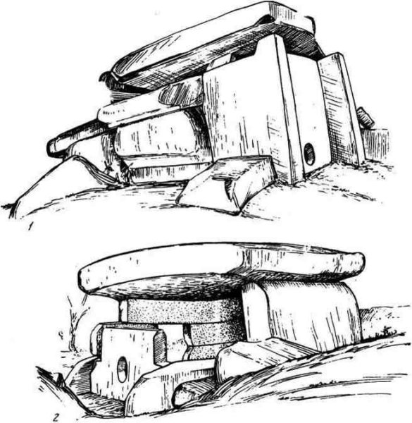 Дольмены,кромлехи рисунки