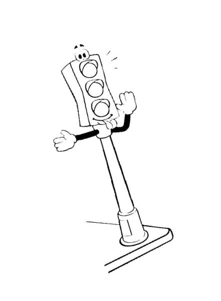 Рисунок по правилам дорожного движения