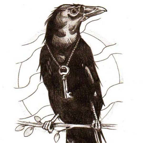 Лиса и ворона раскраска