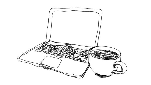 Раскраска ноутбук