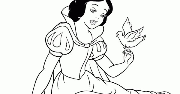 Принцессы Дисней для срисовки