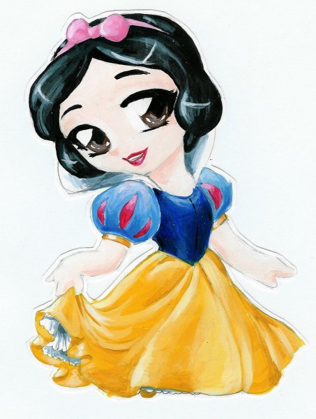 Раскраска Белоснежка