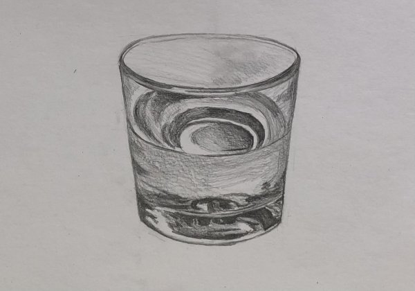 Стакан набросок