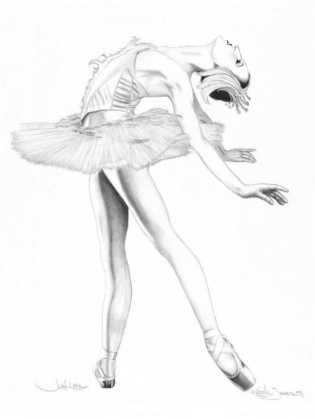 Балет рисунок