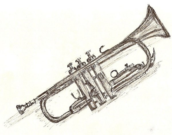 Музыкальные инструменты Наброски