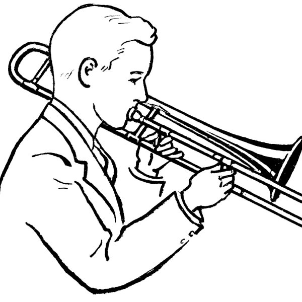 Духовые инструменты раскраска