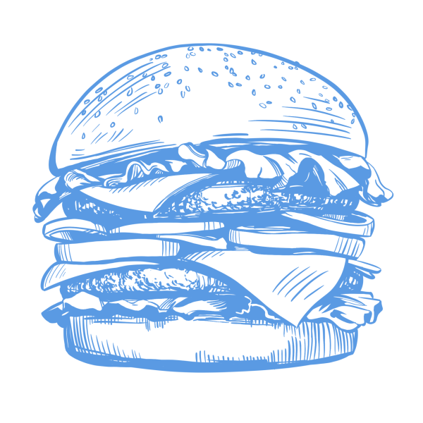 Бургер скетч