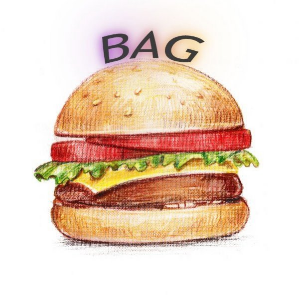 Бургер раскраска