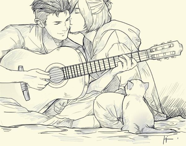 Неформальные рисунки карандашом