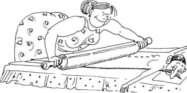 Массажист карикатура