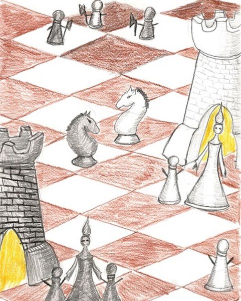 Шахматы гравюра