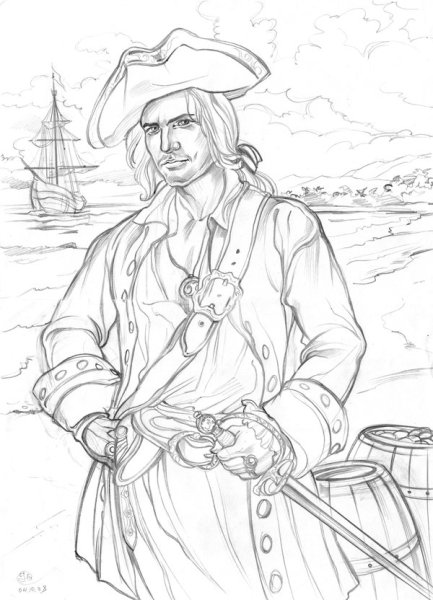 Рисование пират
