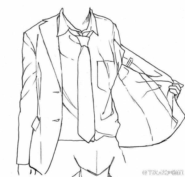 Эскиз делового костюма