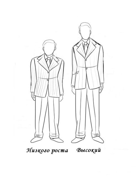 Мужской костюм раскраска