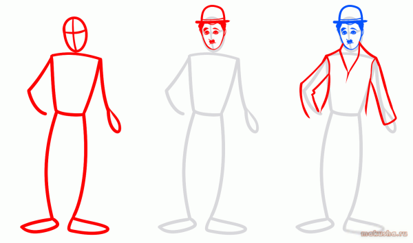 Эскизы мужской одежды дизайнеров