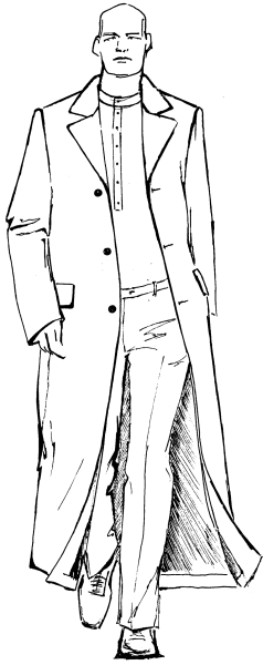 Эскиз мужского костюма