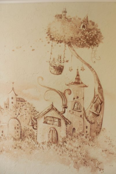 Фреска рисунок карандашом