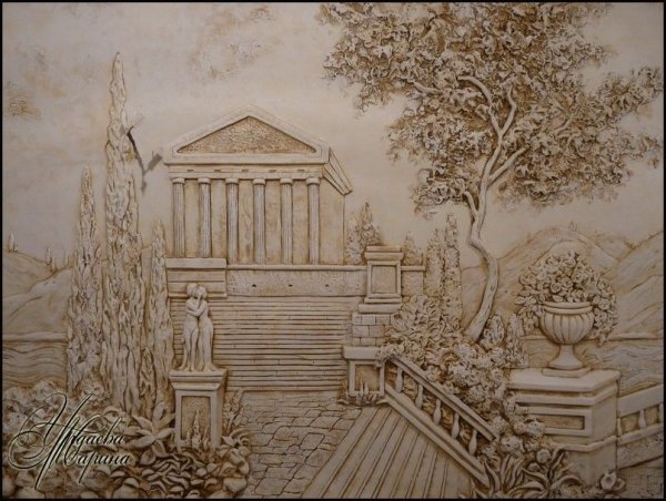 Фреска карандашом