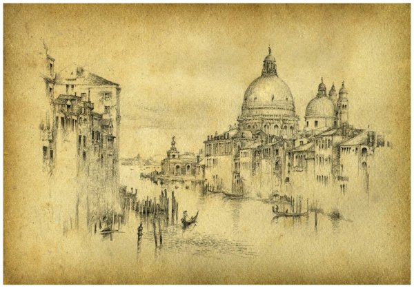 Итальянские пейзажи в графике