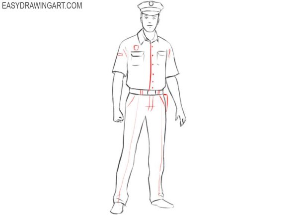 Раскраски гаишник полицейский