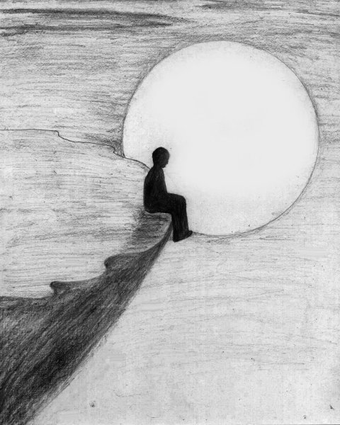 Рисунки для срисовки грустные