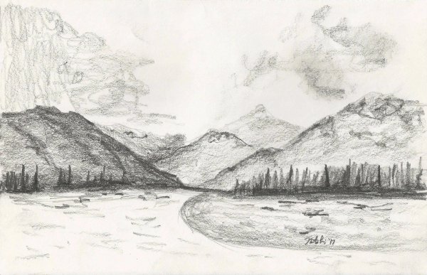 Горы для срисовки