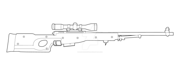 Чертеж винтовки l96a1