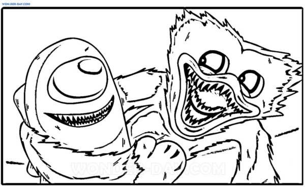 Хаге Ваге раскраска