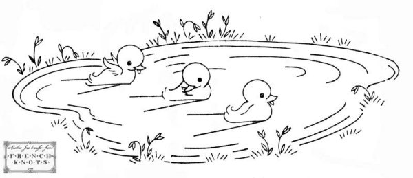 Утенок рисунок