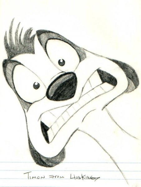Тимон карандашом