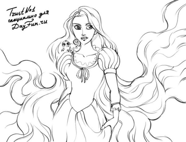 Шарль Перро спящая красавица раскраска