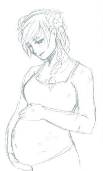 Беременность силуэт