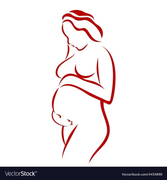 Беременная карандашом