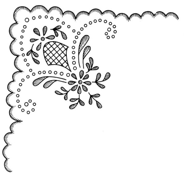 Салфетки с узорами