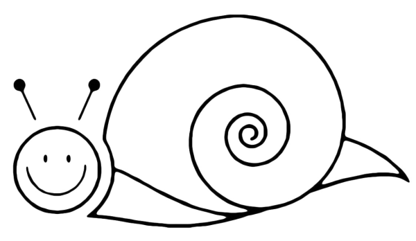 Рисование улитка