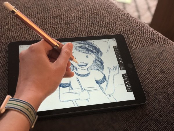 Apple Pencil на айпаде