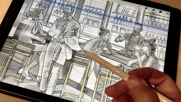 Архитектурные скетчи на айпад
