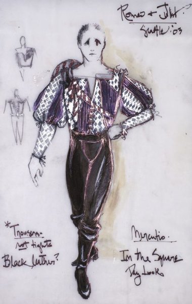 Костюм рисунок