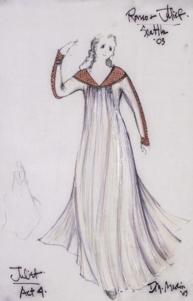 Эскизы костюмов Ромео и Джульетта