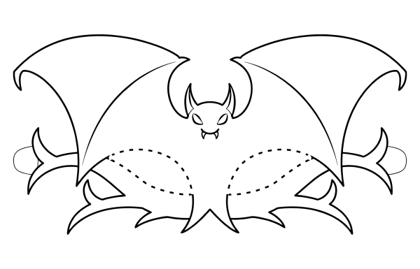 Маска летучей мыши