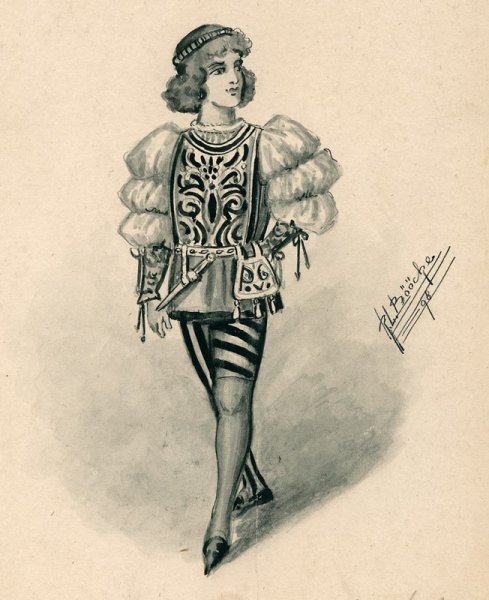 Эскизы костюмов Ромео и Джульетта