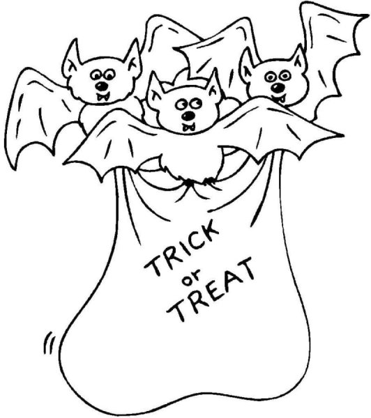 Летучая мышь рисунок легкий