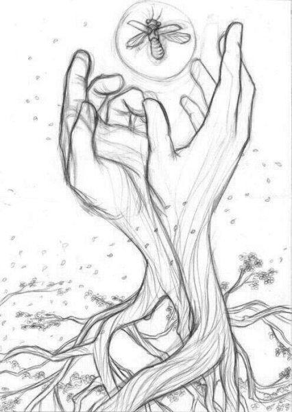 Раскраска антистресс дерево